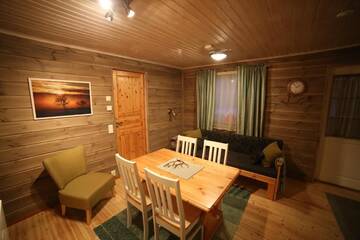 Фото номера Апартаменты с сауной (для 2 взрослых) Курортные отели Holiday Village Nuorgamin Lomakeskus г. Нуоргам 10