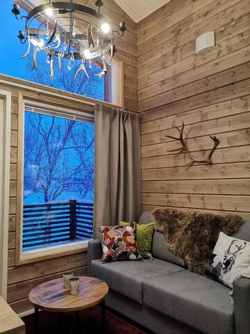 Фото номера Улучшенные апартаменты с сауной Курортные отели Holiday Village Nuorgamin Lomakeskus г. Нуоргам 8