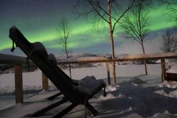 Фото номера Коттедж Шале Aurora mökki porealtaalla Lapissa Tenojoen rannassa г. Нуоргам 38